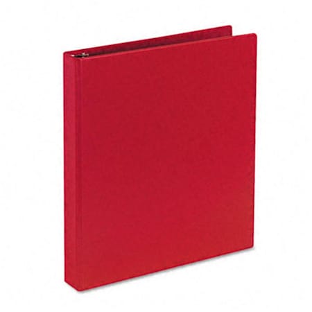 The Workstation Durable EZ-Turn Ring Reference Binder 11 x 8-1/2 1&amp;apos;&amp;apos; Capacity Red TH38968